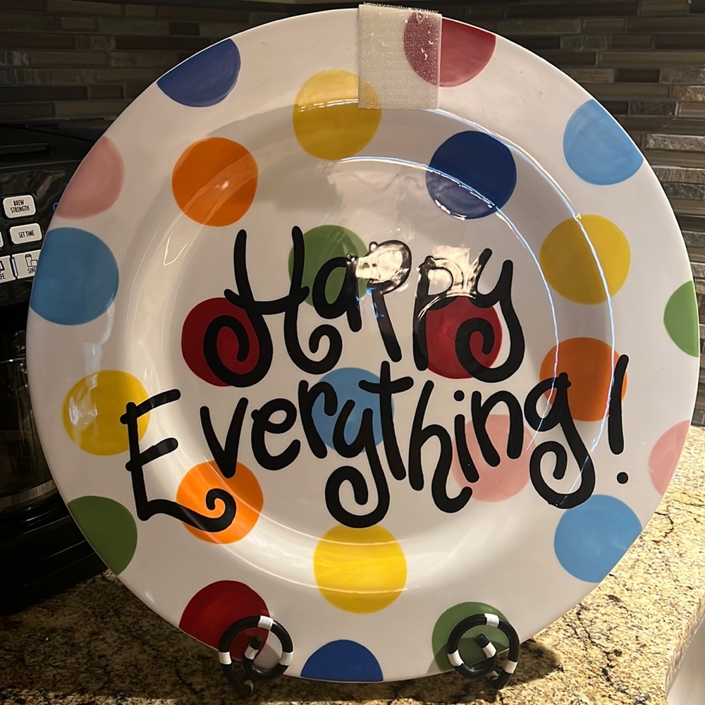 Coton Colors Happy Everything Large platter
